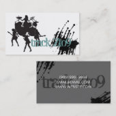 Girl Band Rock Singers Performance Entertainment Visitenkarte (Vorne/Hinten)