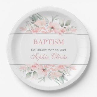 Girl Baptism Party - Geschirr Pappteller