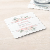 Girl Baptism Party liefert Tellerware-Untersetzer Untersetzer (angewinkelt)