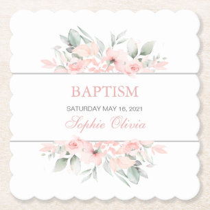 Girl Baptism Party liefert Tellerware-Untersetzer Untersetzer