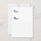 Girl Baptisse Einladung (Rückseite)