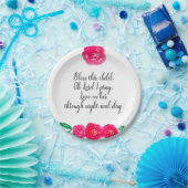 Girl Baptisse Pappteller (Party)