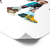 Girl Basketball Player Sports Custom Photo Collage Poster (Ecke)