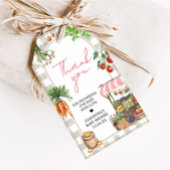 Girl Bauern Market Lokal gewachsene Liebesmarken Geschenkanhänger