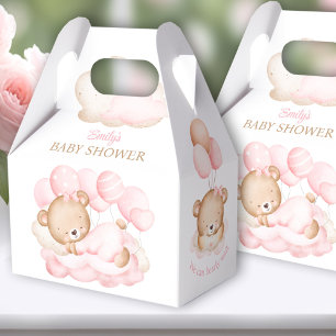 Girl Bear Baby Dusche Gable Favor Box Geschenkschachtel