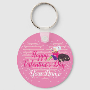 Girl Being in love  Schlüsselanhänger