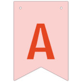 Girl Bery Baby First Erdbeere Rosa Geburtstag Wimpelkette (Dritte Fahne)