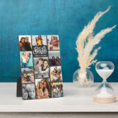 Girl Besties 11 Fotos Collage Skript White Schrift Fotoplatte (Seite)