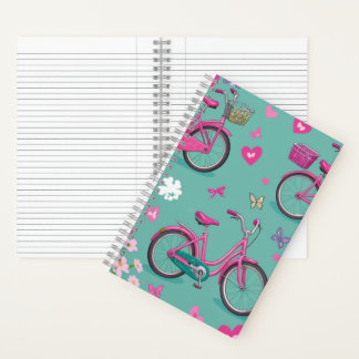 Girl Bicycle Notizblock