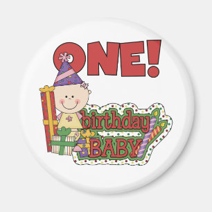 Girl Birthday Baby Tshirts und Geschenke Magnet