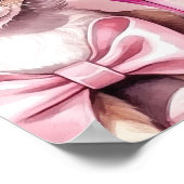 Girl Birthday Glam Makeup Willkommen Poster (Ecke)