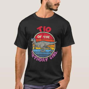 Girl Birthday I Tio I Velociraptor I Family Matchi T-Shirt