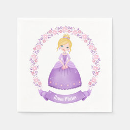 Girl Birthday Party Napkins Serviette