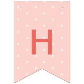 Girl Birthday Pink Floral Bunting Flags Banner (Zweite Fahne)