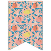 Girl Birthday Pink Floral Bunting Flags Banner (Erste Fahne)