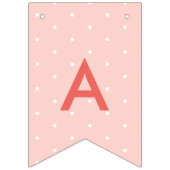 Girl Birthday Pink Floral Bunting Flags Banner (Dritte Fahne)