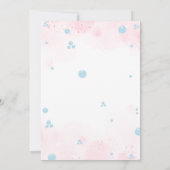 Girl Birthday Wellness-Center und Makeup Einladung (Rückseite)