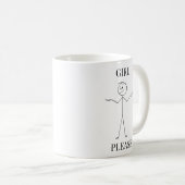 Girl Bitte Tasse (VorderseiteRechts)