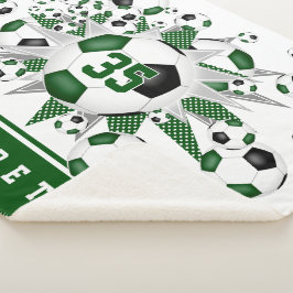 Girl-Black-Sport-Fußball-Stars Sherpadecke