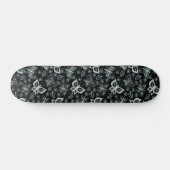 Girl Black & White Butterfly-Skateboard Skateboard (Horizontal)