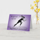 Girl Blade Runner Geburtstagkarte Karte (Gelbe Blume)