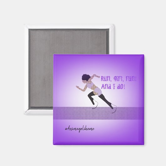 Girl Blade Runner Magnet (Vorderseite/Rückseite)