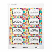Girl Blume Power Farbenfrohe Blumenmuster Geschenk (Vorne)