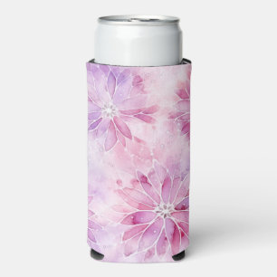 Girl Blush Pink Chic Lavender Floral Selters Dosenkühler