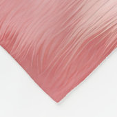 Girl Blush Pink Imitate Fur Wrapping Paper Fleecedecke (Ecke)