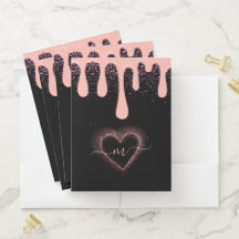 Girl Blush Pink Paint Tropfen Glitzer Mit Monogram