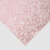 Girl Blush Pink Sparkle Glitzer Seidenpapier (Detail)