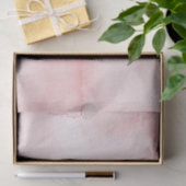Girl Blush Pink Wasserfarbe Seidenpapier (Geschenk)