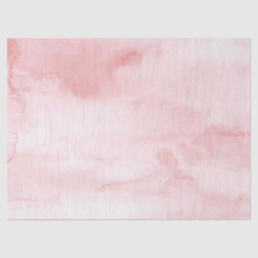 Girl Blush Pink Wasserfarbe Seidenpapier (Vorderseite)