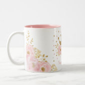 Girl Blush Rosa Königliche Prinzessin Zweifarbige Tasse (Links)