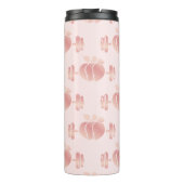 Girl Blush Rose Gold Fitness Trainer Business Car Thermosbecher (Rückseite)