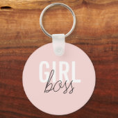 Girl Blush Typografy-Drehbuchautor Schlüsselanhänger (Vorderseite)