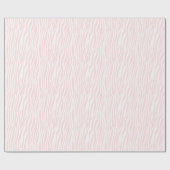 Girl Blush White Pink Zebra Print Geschenkpapier (Flach)