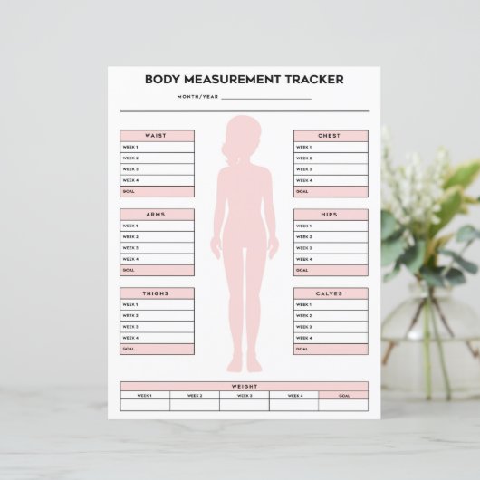 Girl Body Measurement Tracker-Gewichtsabnahme (Stehend Vorderseite)