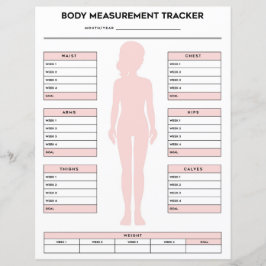 Girl Body Measurement Tracker-Gewichtsabnahme