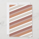 Girl Boho Watercolor Rainbow Baby Dusche Einladung (Rückseite)