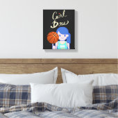 Girl Boss Basketball Leinwanddruck (Insitu (Schlafzimmer))