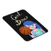 Girl Boss Basketball Magnet (Rechte Seite)