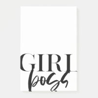 Girl Boss Black Text Geschäftsfrau