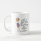 Girl Boss | Blonde Lady | Gelb Kaffeetasse (Links)