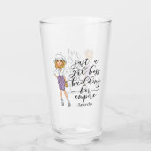 Girl Boss | Blonde Lady Glas (Rückseite)