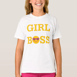 Girl Boss Emoji T - Shirt