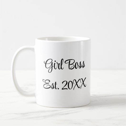 Girl Boss Est. Kaffeetasse (Links)