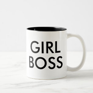 Girl Boss   Funny Spaß Slogan Tasse