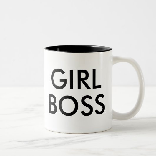 Girl Boss | Funny Spaß Slogan Tasse (Rechts)