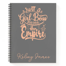 Girl Boss Gebäude Ihr Reich Personalisiert